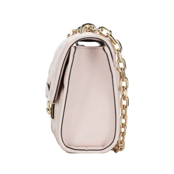 MICHAEL KORS SERENA SHOULDER-CROSSBODY BAG MEDIUM FLAP CONVERTIBLE Powder Blush - Picture 7 of 13